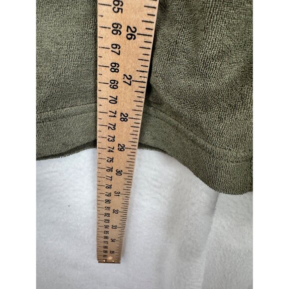 Nike Velour high rise Wide Leg Trousers in Olive Y2K 90s sz 2XL - Picture 8 of 14